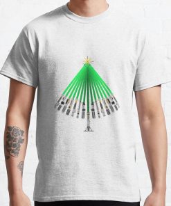Lightsaber Christmas Tree T-Shirt Official Cow Anime Merch