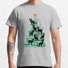 Black Cats Christmas Tree T-Shirt Official Cow Anime Merch