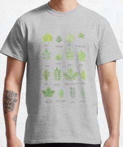 Leaf Id Chart T-Shirt Official Cow Anime Merch