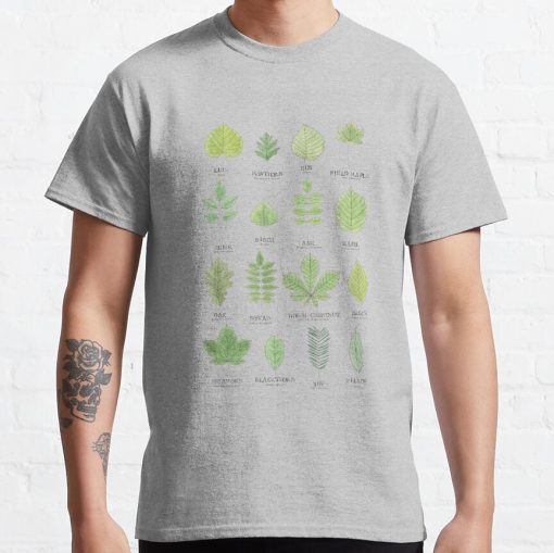 Leaf Id Chart T-Shirt Official Cow Anime Merch