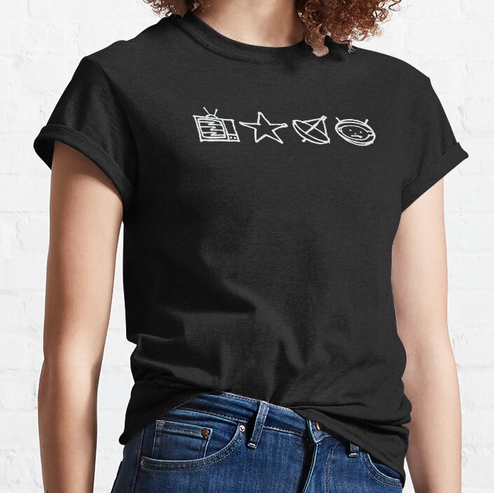 ssrcoclassic_teewomens10101001c5ca27c6front_altsquare_product1000x1000.u1-3 U2 - Zoo Tv Symbols - White T-Shirt Official Cow Anime Merch