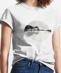 Moonlight Nature Guitar T-Shirt Official Cow Anime Merch