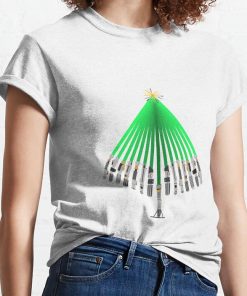 Lightsaber Christmas Tree T-Shirt Official Cow Anime Merch