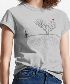 Banksy Heart Tree T-Shirt Official Cow Anime Merch