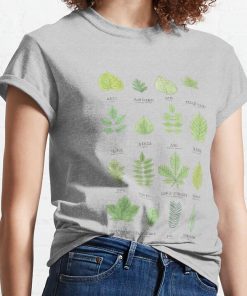 Leaf Id Chart T-Shirt Official Cow Anime Merch