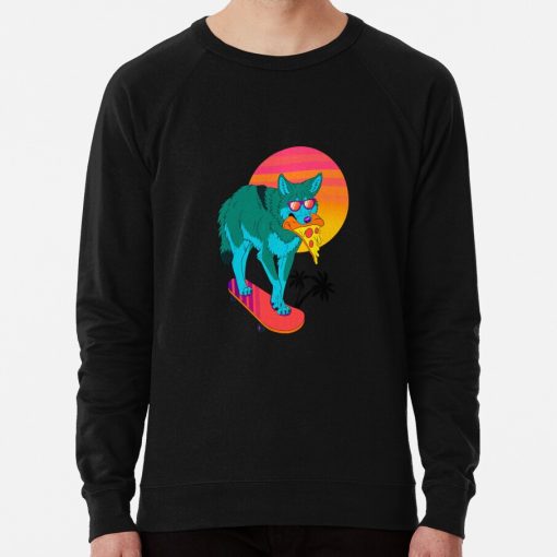 Retrowave Coyote Sweatshirt Official Cow Anime Merch
