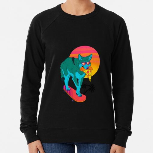 Retrowave Coyote Sweatshirt Official Cow Anime Merch